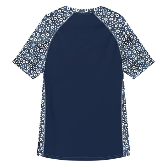 Eagle Ray Spots Men’s Short Sleeve Swim Shirt - 