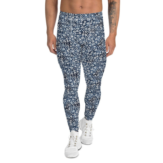 Whale Shark Mosaic Men's Swim Leggings - 