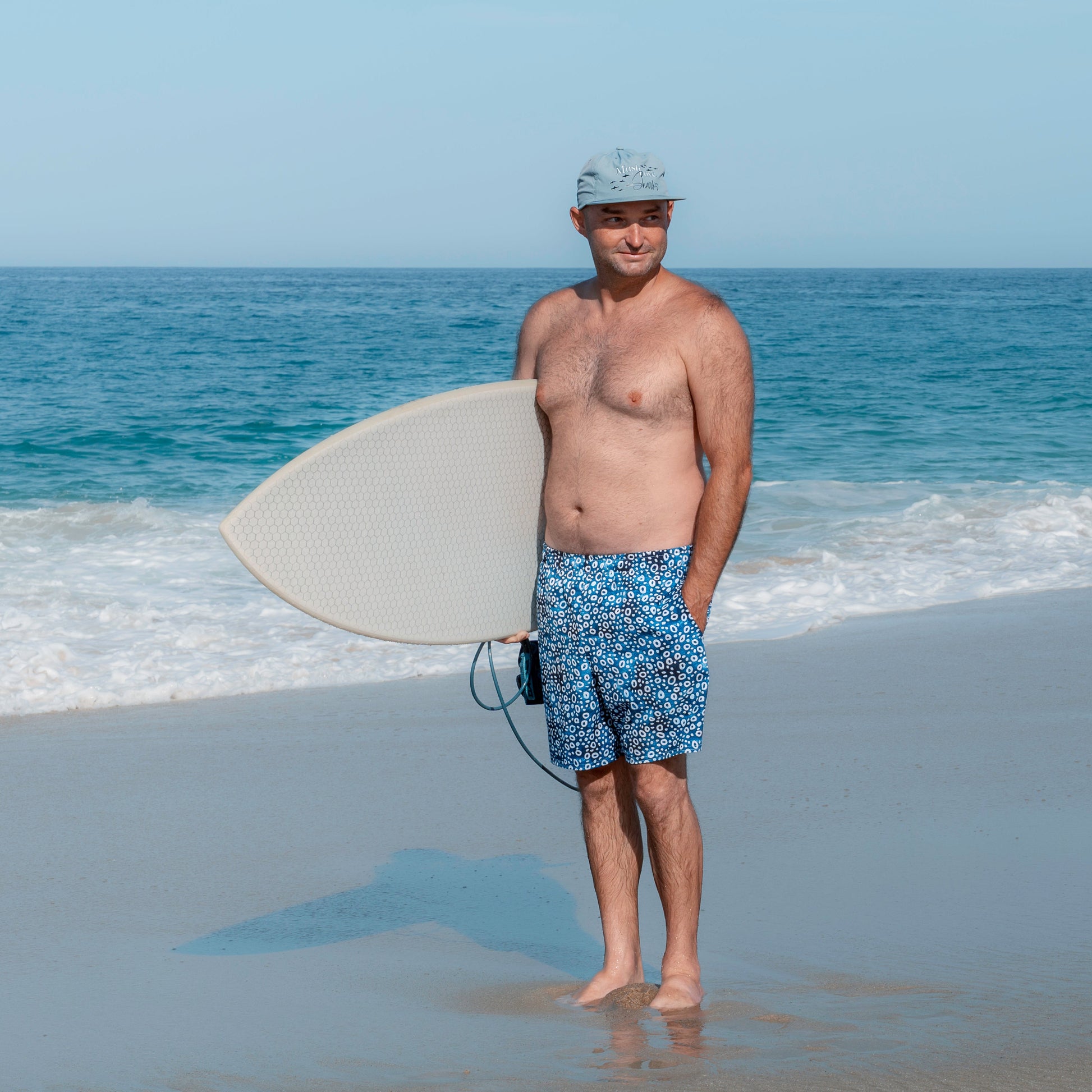 Eagle Ray Spots Men's Swim Trunks - 