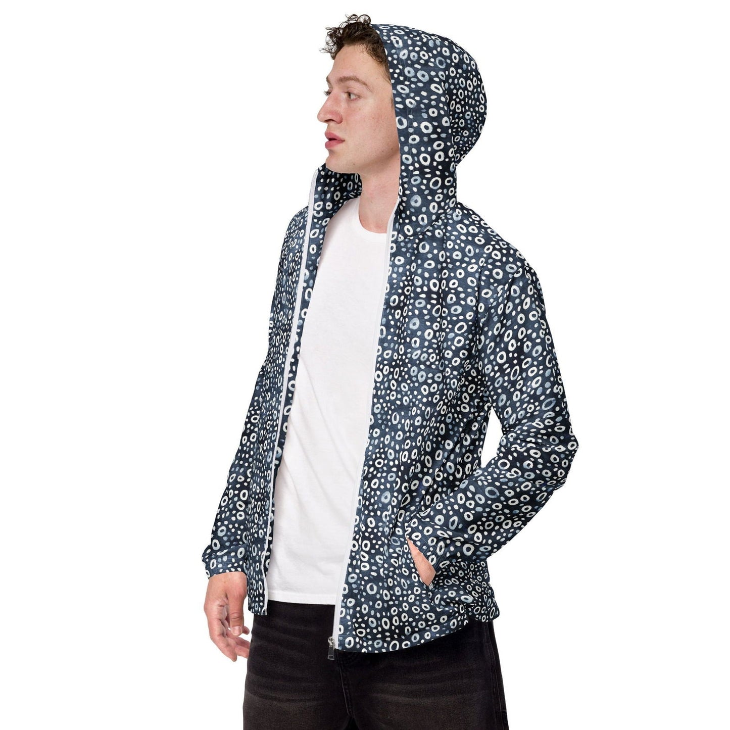 Whale Shark Mosaic Men’s windbreaker - 