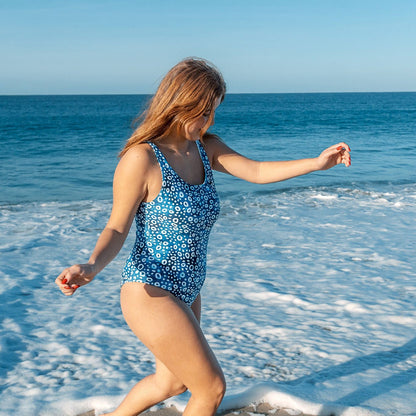 Whale Shark Mosaic One-Piece Swimsuit - 