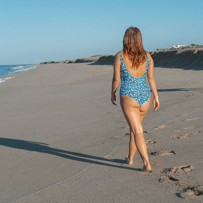 Whale Shark Mosaic One-Piece Swimsuit - 