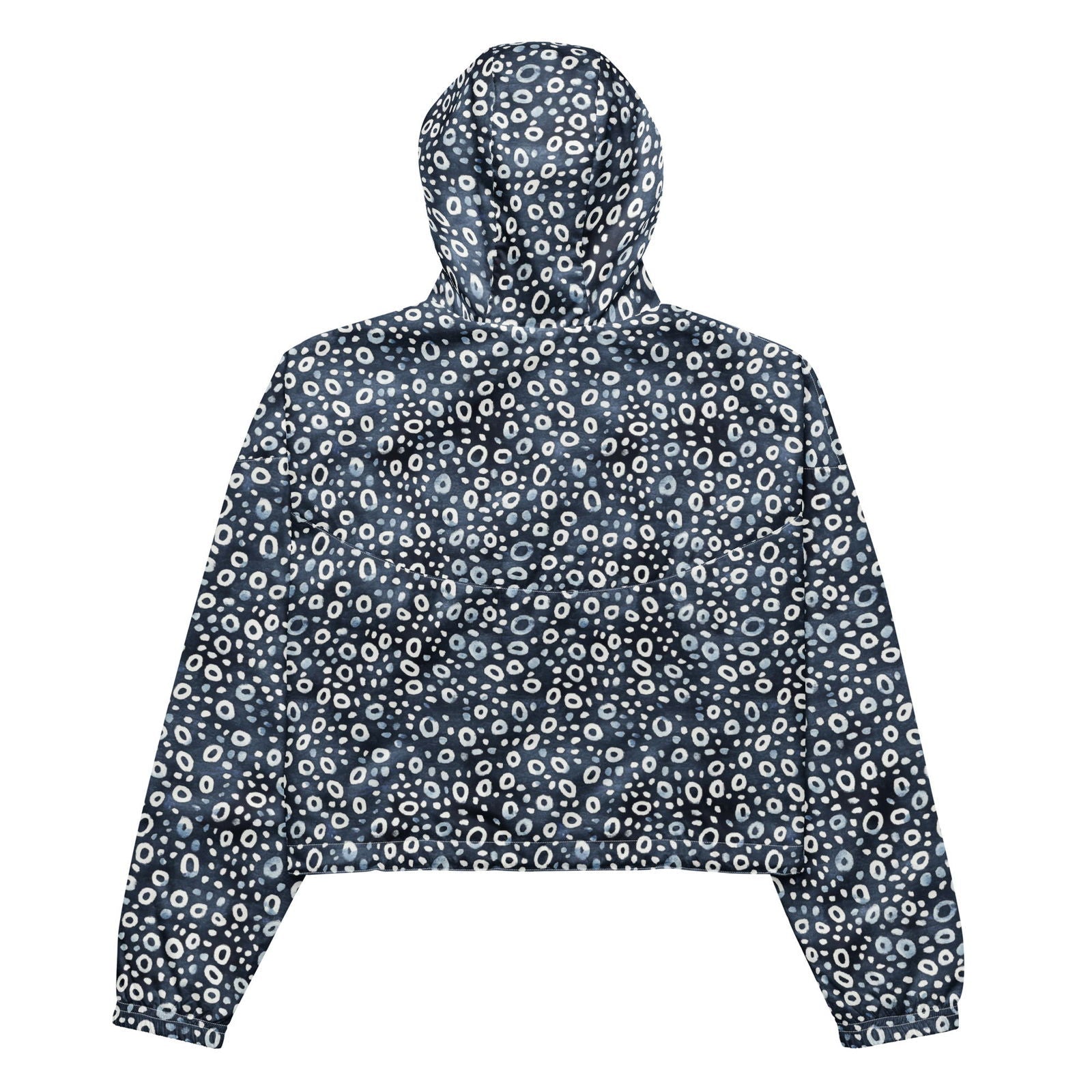 Eagle Ray Spots Women’s Cropped Windbreaker - 