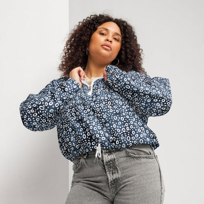 Eagle Ray Spots Women’s Cropped Windbreaker - 
