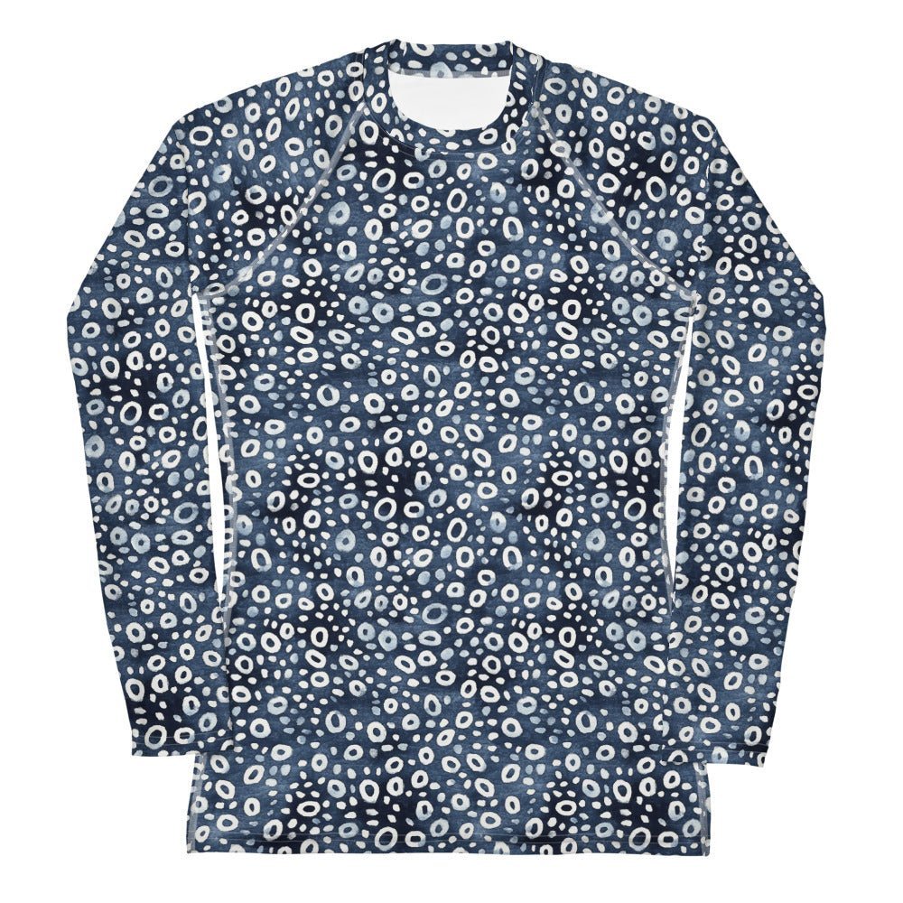 Whale Shark Mosaic Women's Rash Guard - 