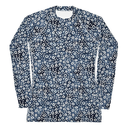Whale Shark Mosaic Women's Rash Guard - 