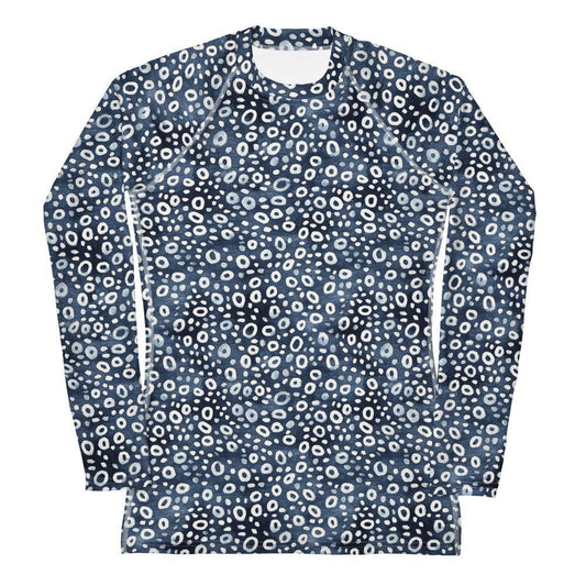 Whale Shark Mosaic Women's Rash Guard - 