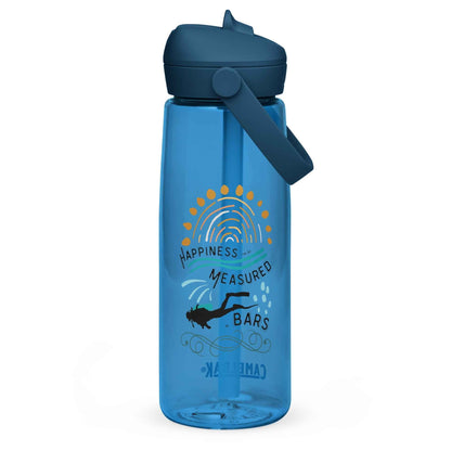 Happiness Can Be Measured in Bars Resuable Waterbottle - 