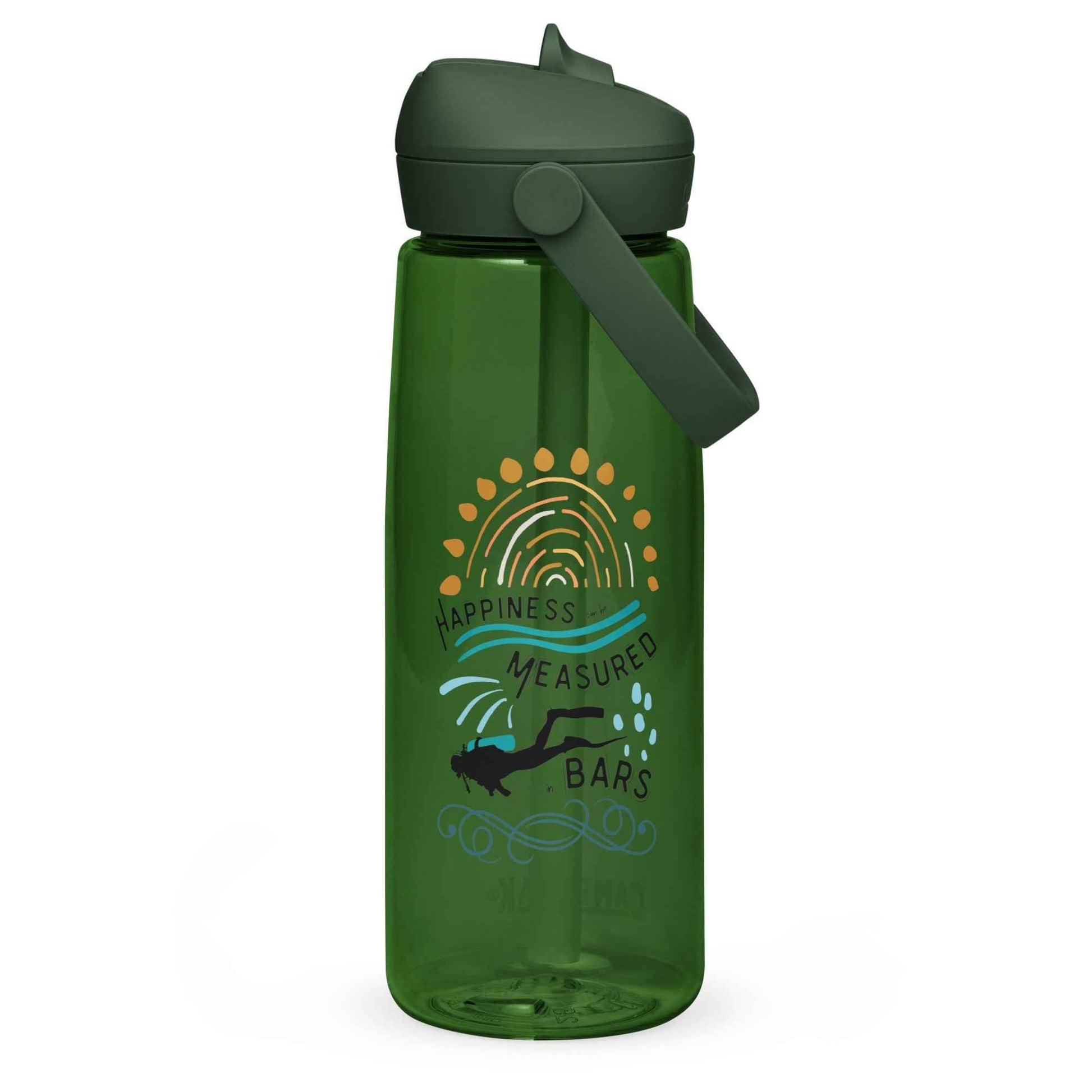 Happiness Can Be Measured in Bars Resuable Waterbottle - 