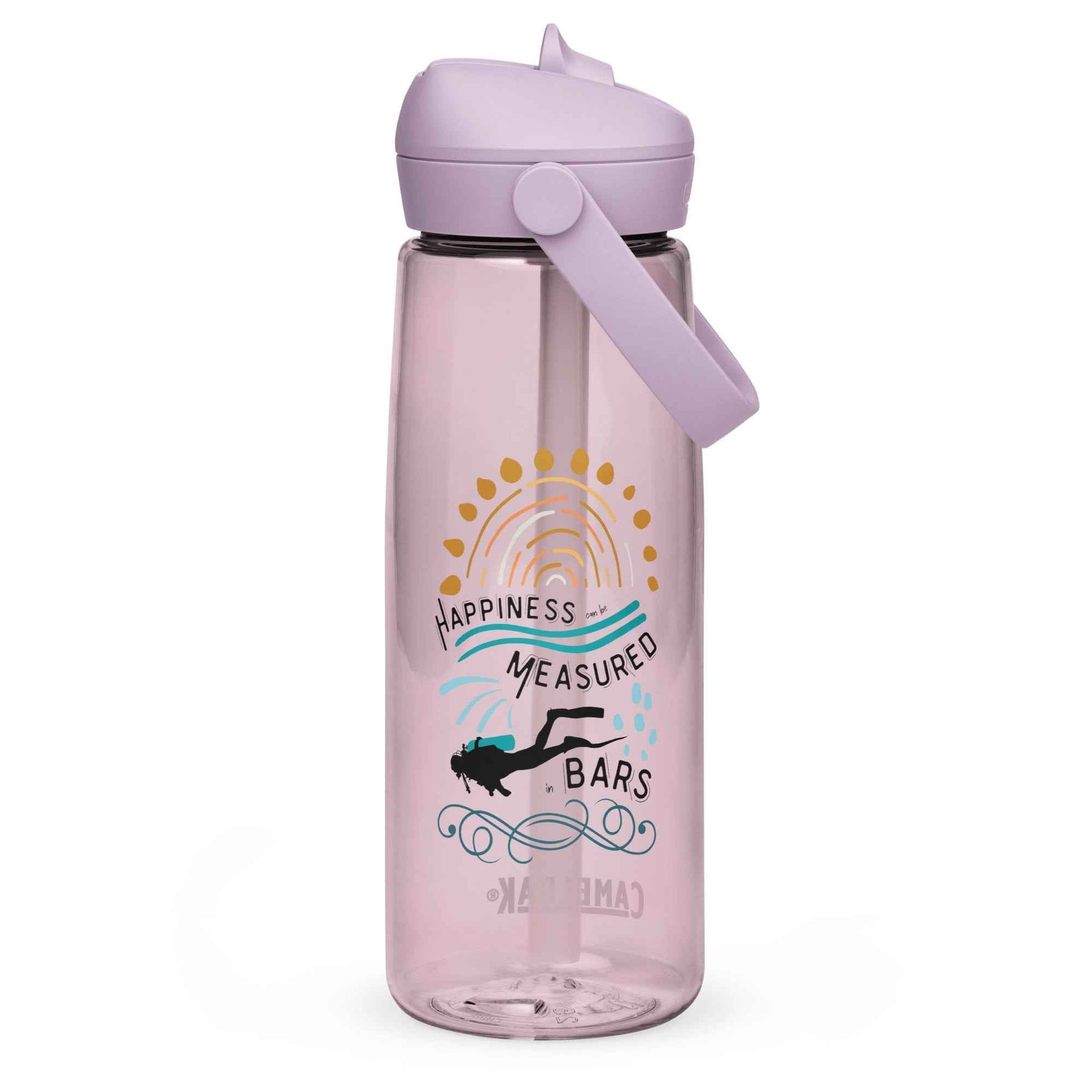 Happiness Can Be Measured in Bars Resuable Waterbottle - 