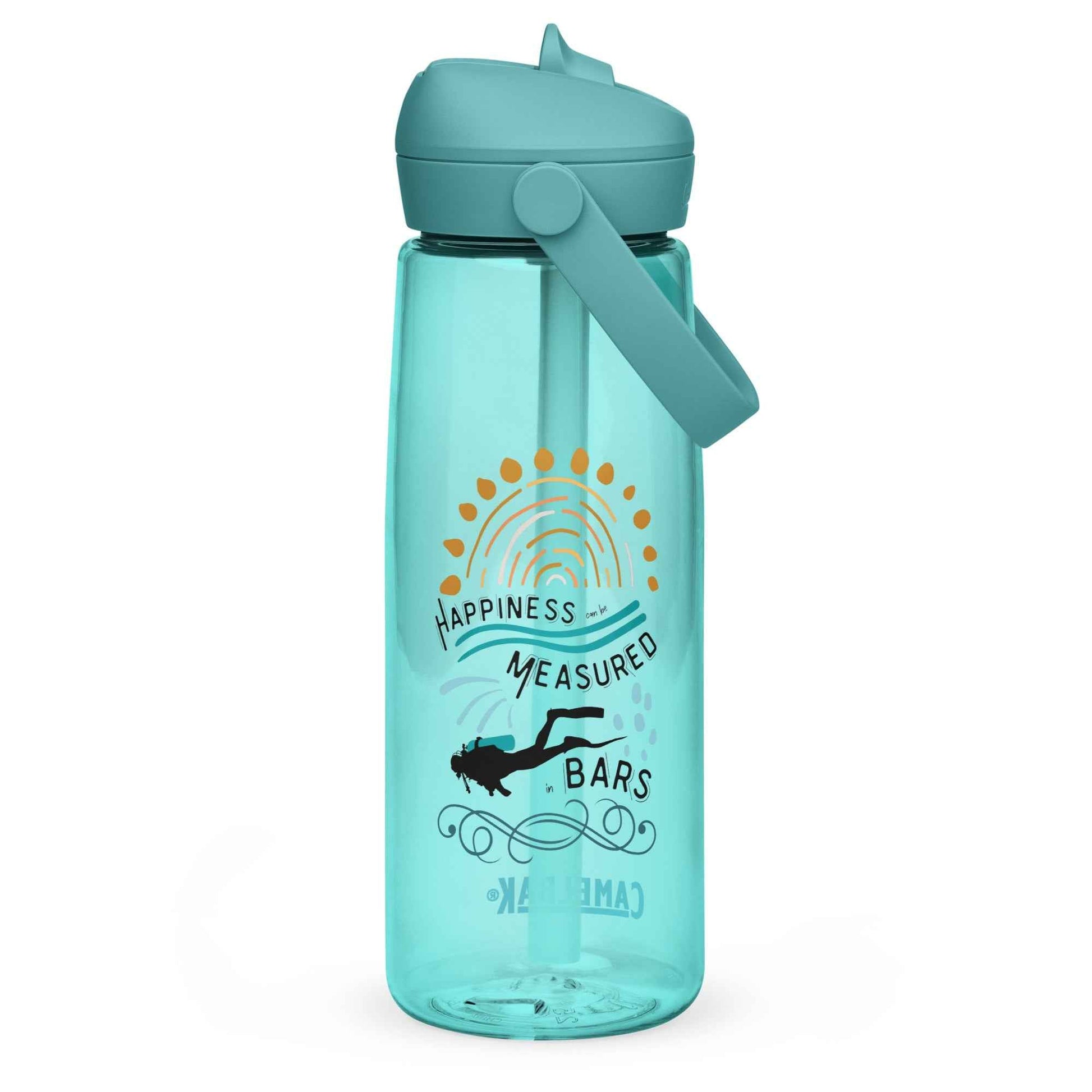 Happiness Can Be Measured in Bars Resuable Waterbottle - 