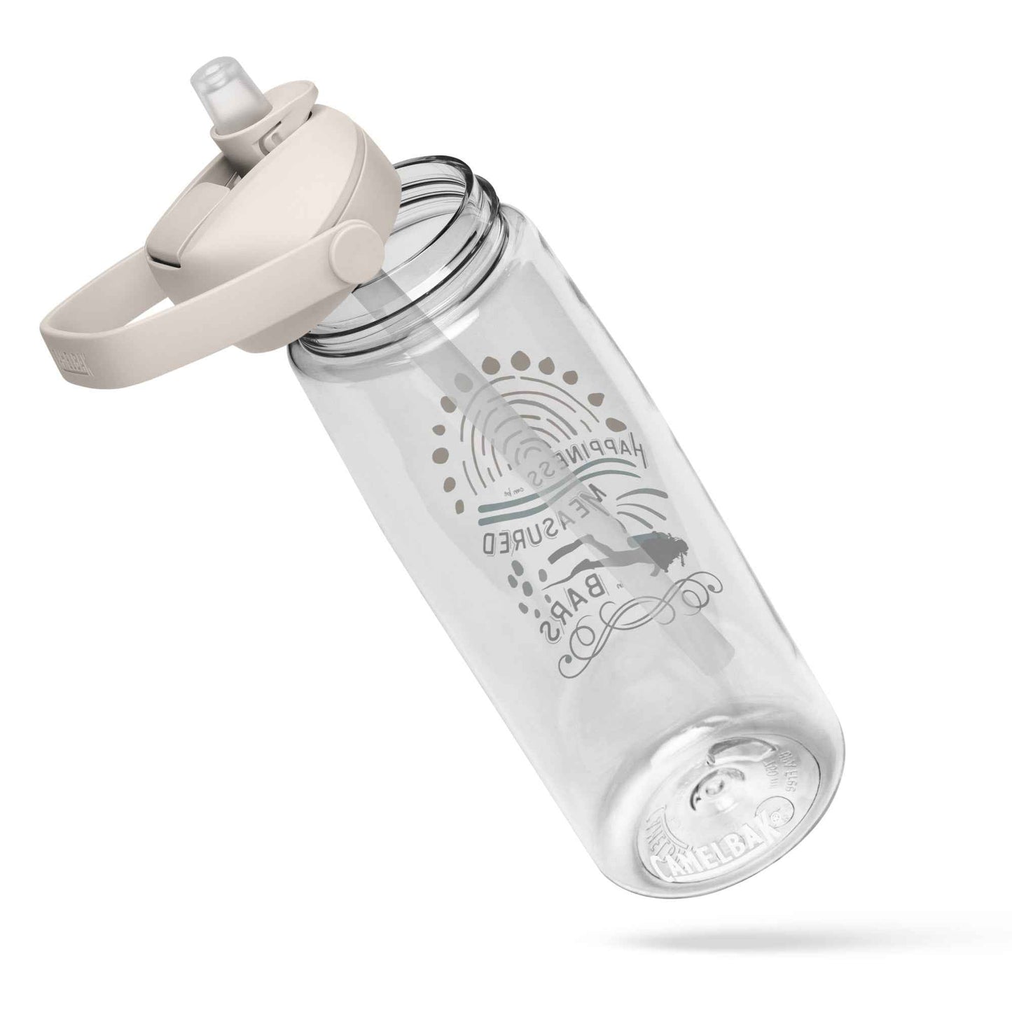Happiness Can Be Measured in Bars Resuable Waterbottle - 