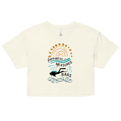 Happiness Can Be Measured in Bars Women’s Crop Top - 
