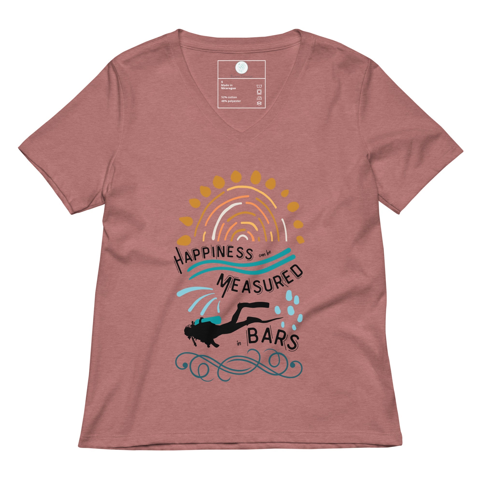 Happiness Can Be Measured in Bars Women's T-Shirt -  - ["T","women"]