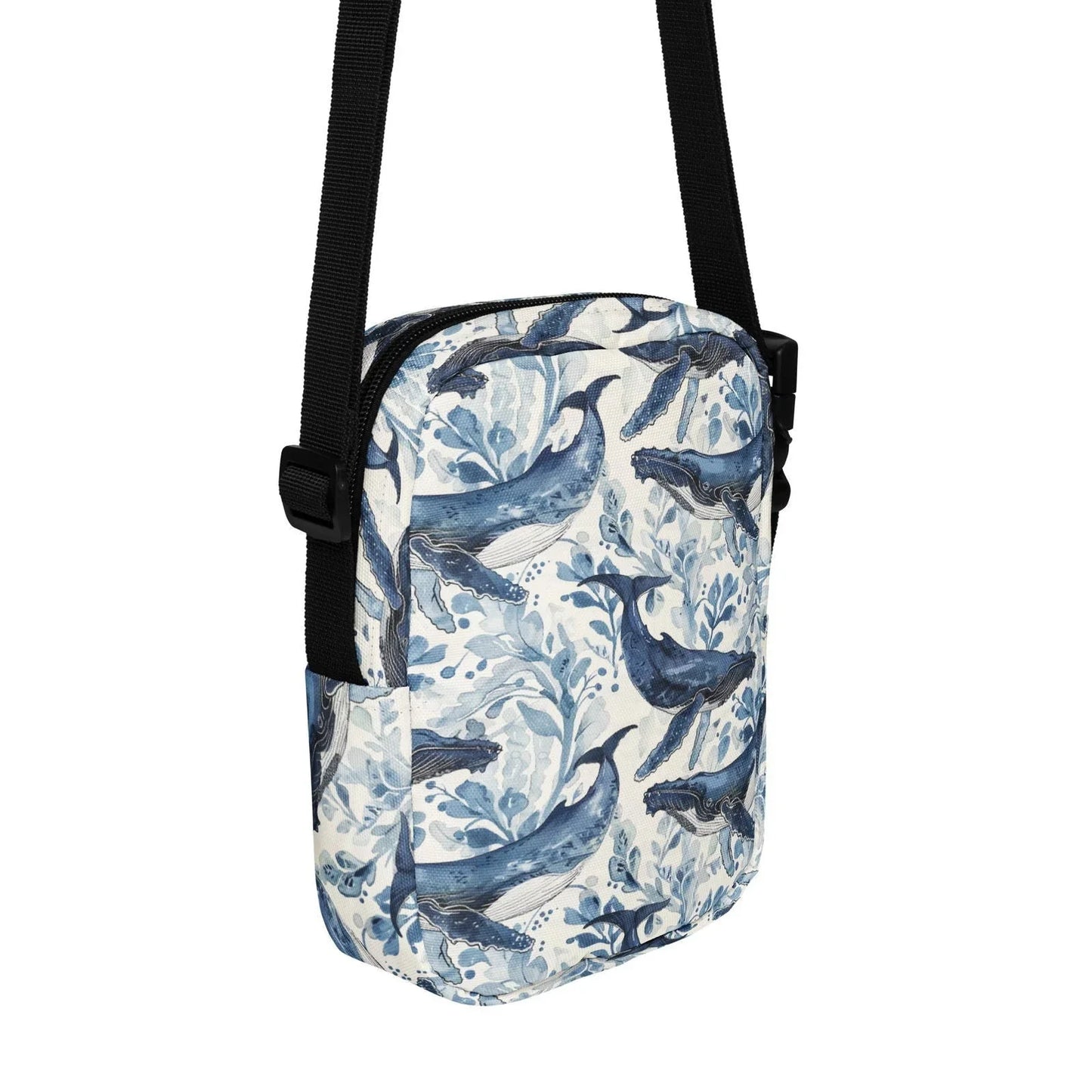 Humpback Whake Song Crossbody Bag - 