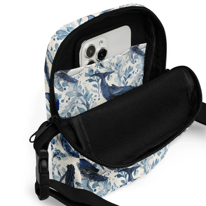 Humpback Whake Song Crossbody Bag - 