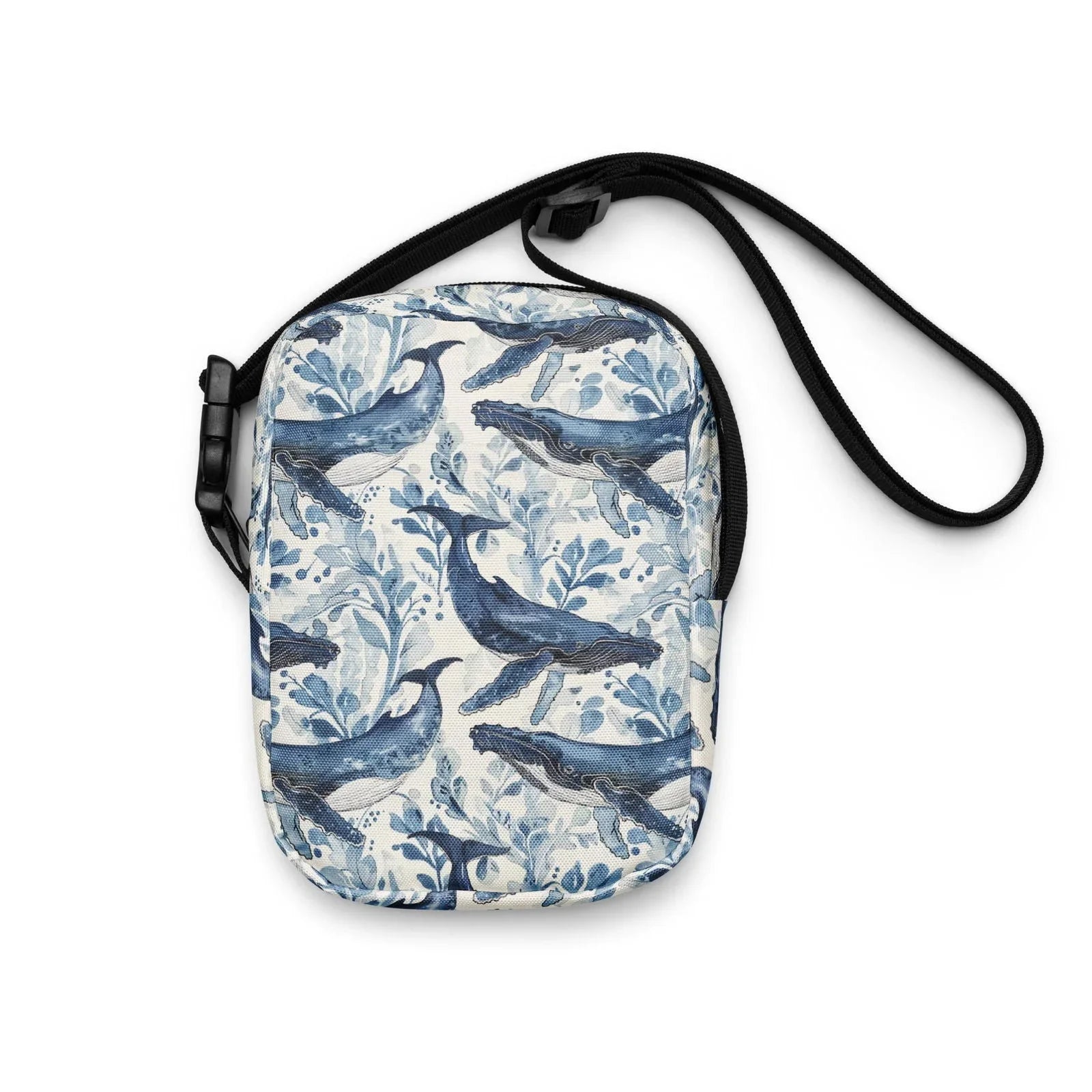 Humpback Whake Song Crossbody Bag - 