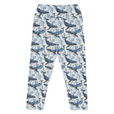 Spotted Eagle Ray Capri Swim Leggings -  - ["leggings","ray","Spotted Eagle Ray","Wildlife","women"]
