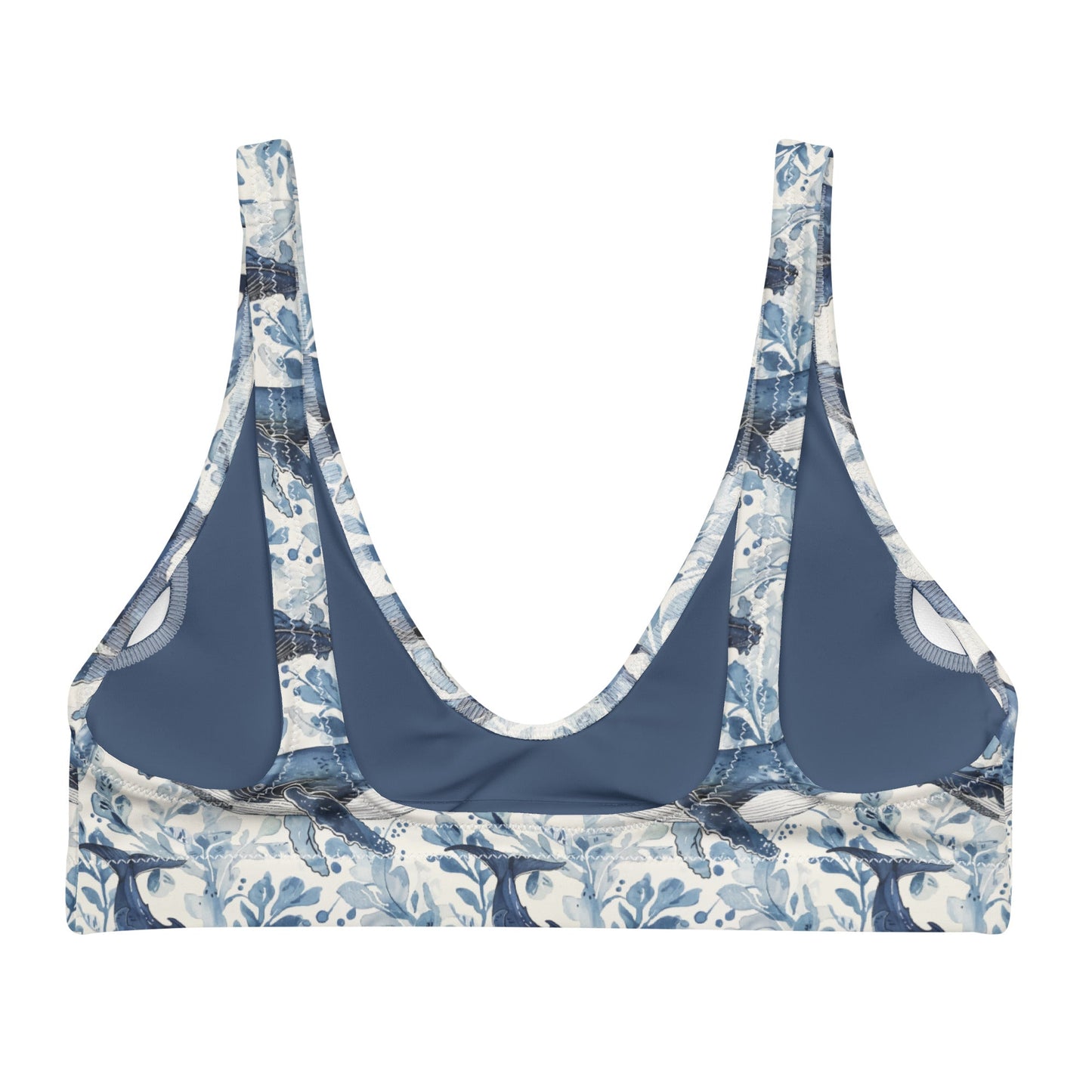 Humpback Whale Song Eco Bikini Top - 