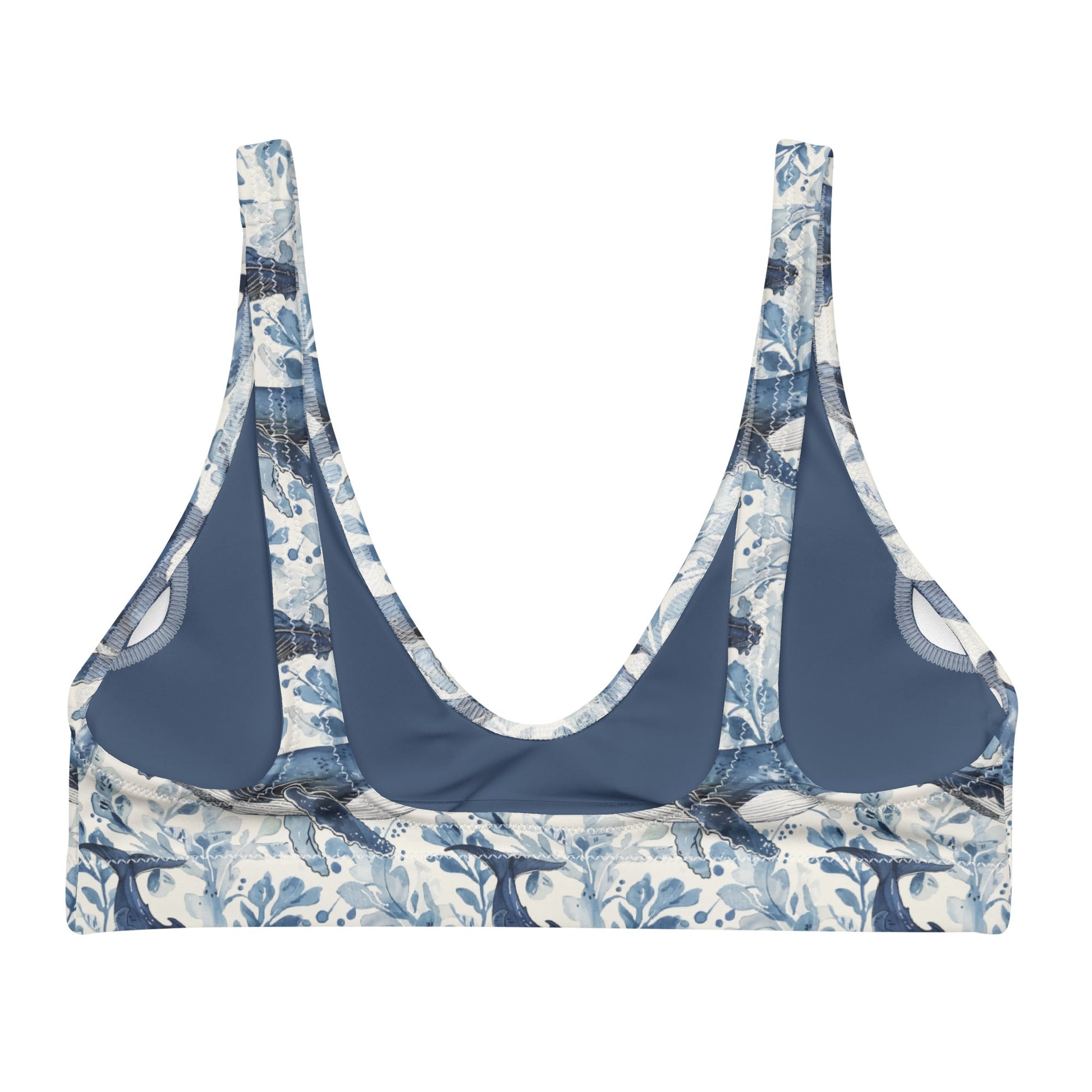Humpback Whale Song Eco Bikini Top - 