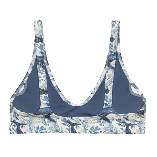 Humpback Whale Song Eco Bikini Top - 