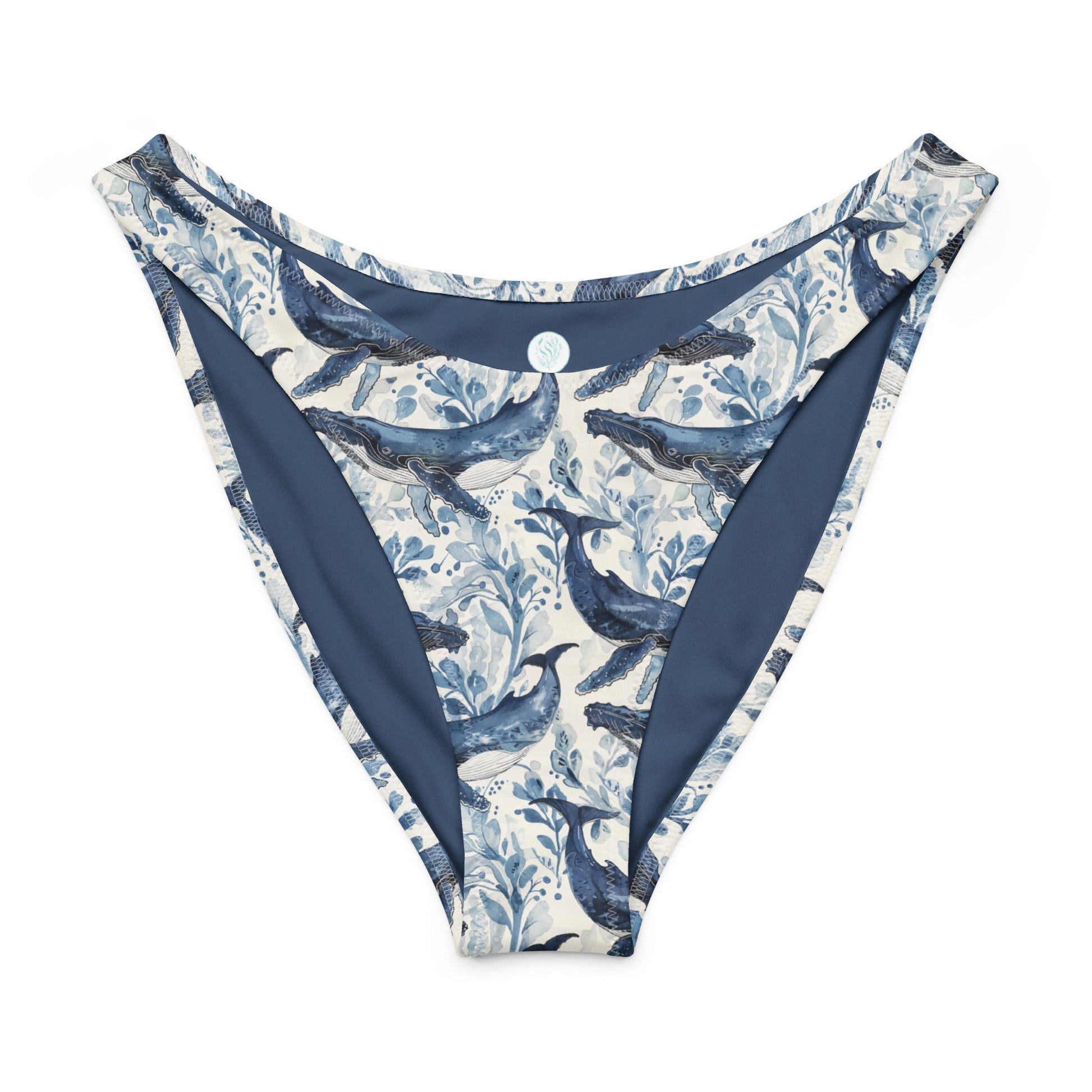 Invasive Lionfish Eco High-Leg Cheeky Bikini Bottom - 