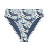 Blacktip Shark Drift Eco High-Waisted Bikini Bottom -  - ["shark","shark watch","swim","Wildlife","women"]
