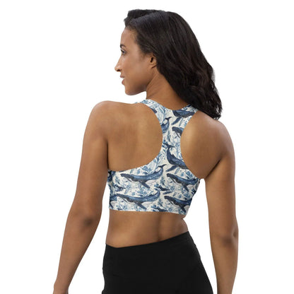 Humpback Whale Song Eco Sports Bra Top - 