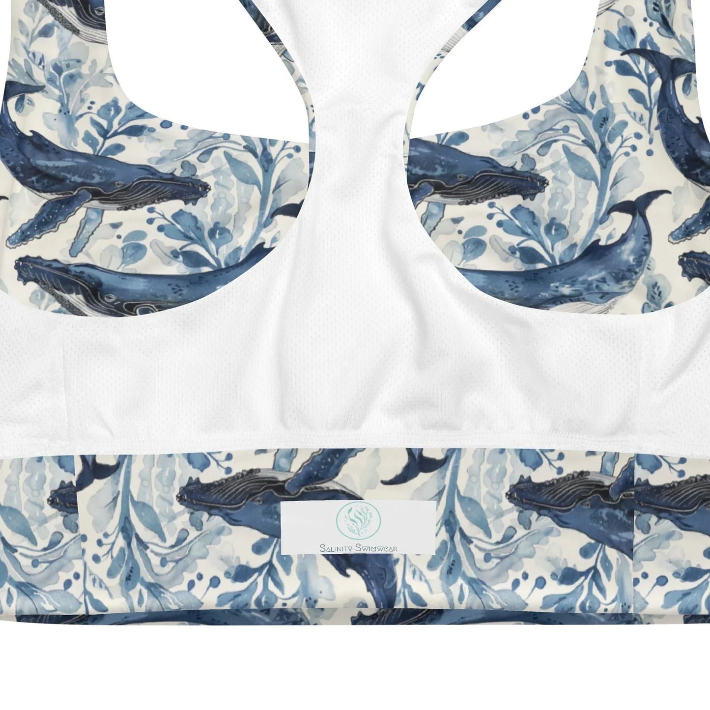 Humpback Whale Song Eco Sports Bra Top - 