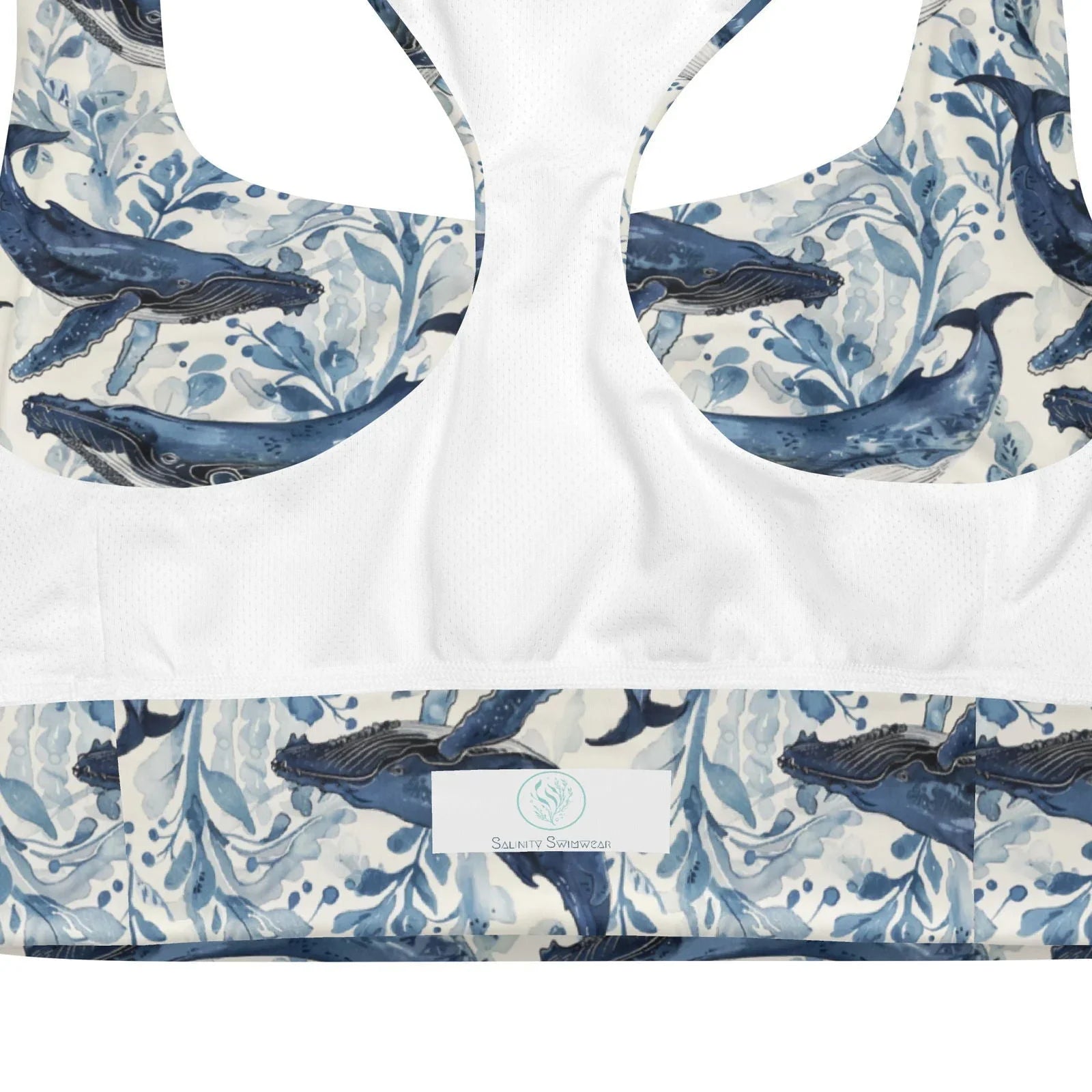 Humpback Whale Song Eco Sports Bra Top - 