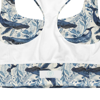Humpback Whale Song Eco Sports Bra Top - 