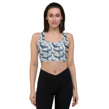 Humpback Whale Song Eco Sports Bra Top - 