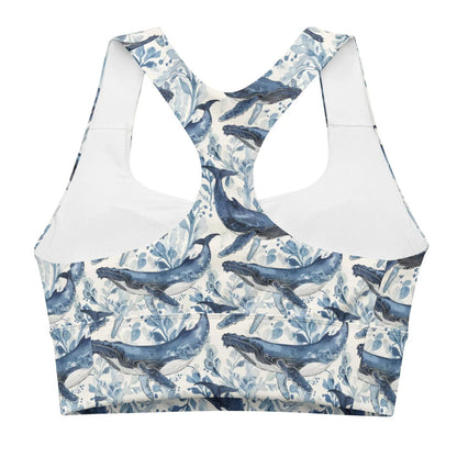 Humpback Whale Song Eco Sports Bra Top - 