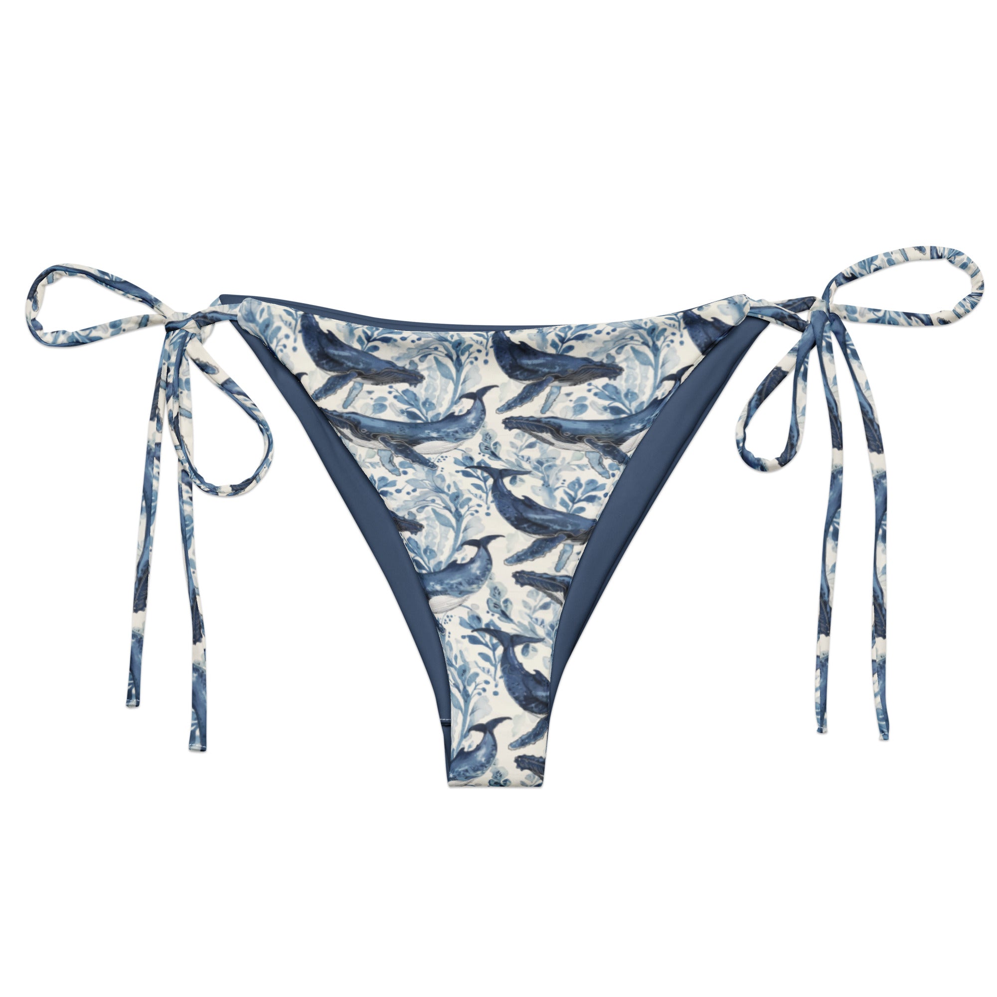 Blacktip Shark Drift Eco String Bikini Bottom -  - ["shark","shark watch","swim","Wildlife","women"]