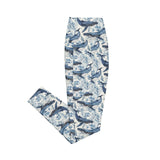 Spotted Eagle Ray Eco Swim Leggings With Pockets -  - ["leggings","ray","Spotted Eagle Ray","Wildlife","women"]