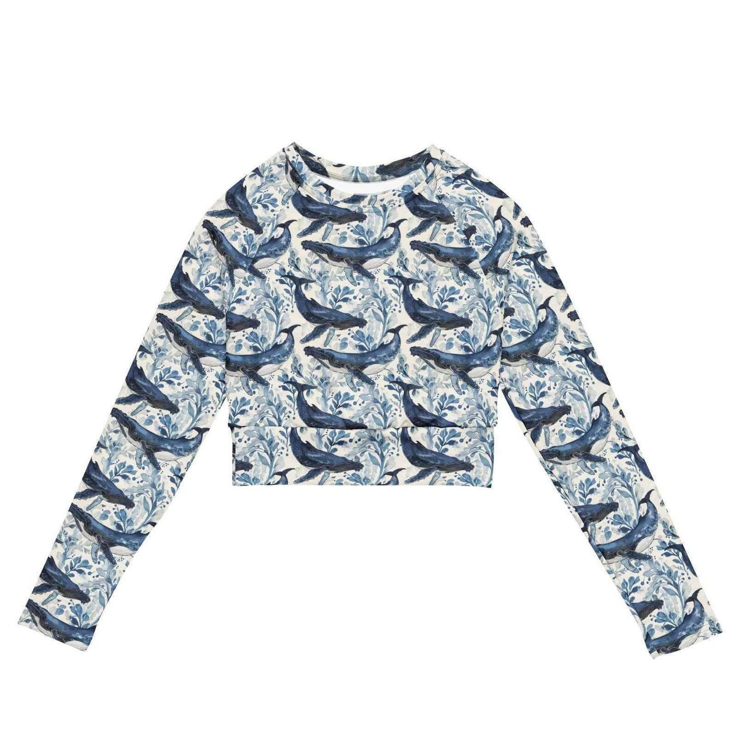 Spotted Eagle Ray Eco Cropped Rash Guard - 