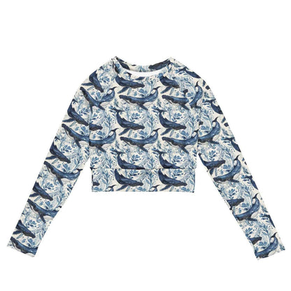 Spotted Eagle Ray Eco Cropped Rash Guard - 