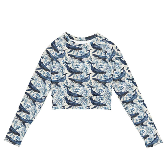 Spotted Eagle Ray Eco Cropped Rash Guard - 