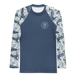 Humpback Whale Song Men's Rash Guard -  - ["Humpback Whale Song","men","rash guard","whale"]