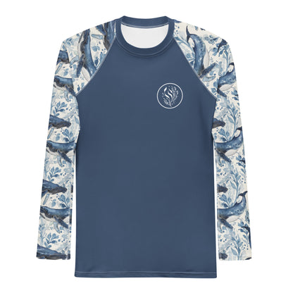 Humpback Whale Song Men's Rash Guard - 