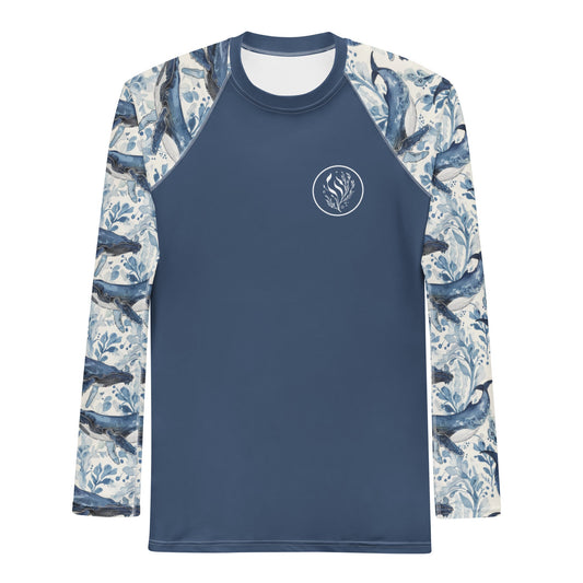 Humpback Whale Song Men's Rash Guard - 