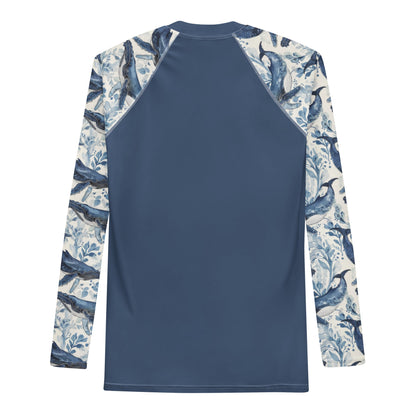 Humpback Whale Song Men's Rash Guard - 