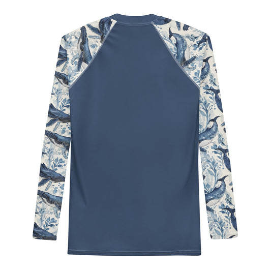 Humpback Whale Song Men's Rash Guard - 