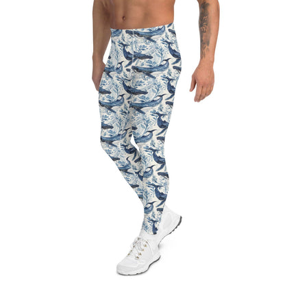 Humpback Whale Song Men's Swim Leggings - 