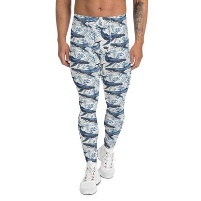 Humpback Whale Song Men's Swim Leggings - 