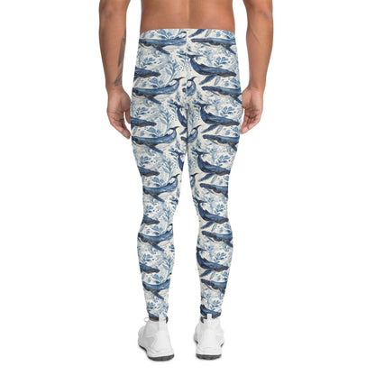 Humpback Whale Song Men's Swim Leggings - 
