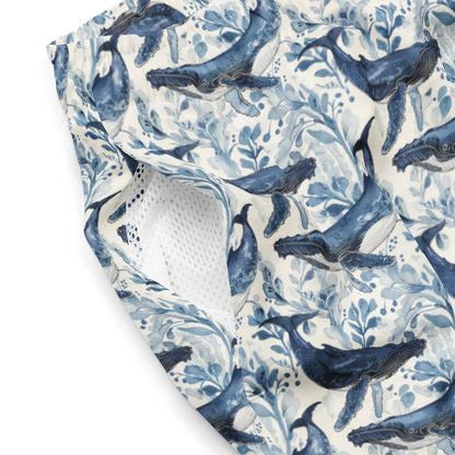 Humpback Whale Song Men's Swim Trunks - 