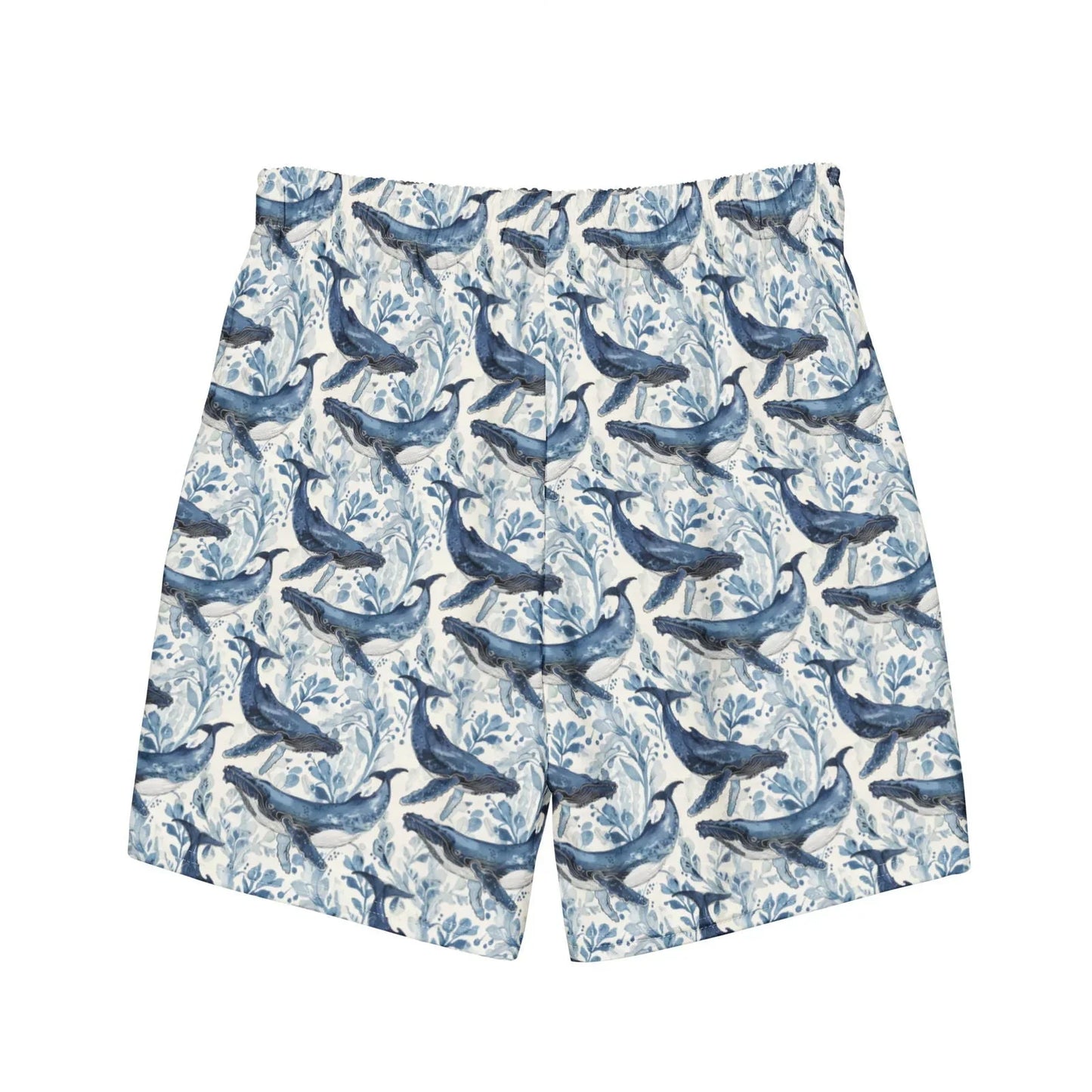 Humpback Whale Song Men's Swim Trunks - 