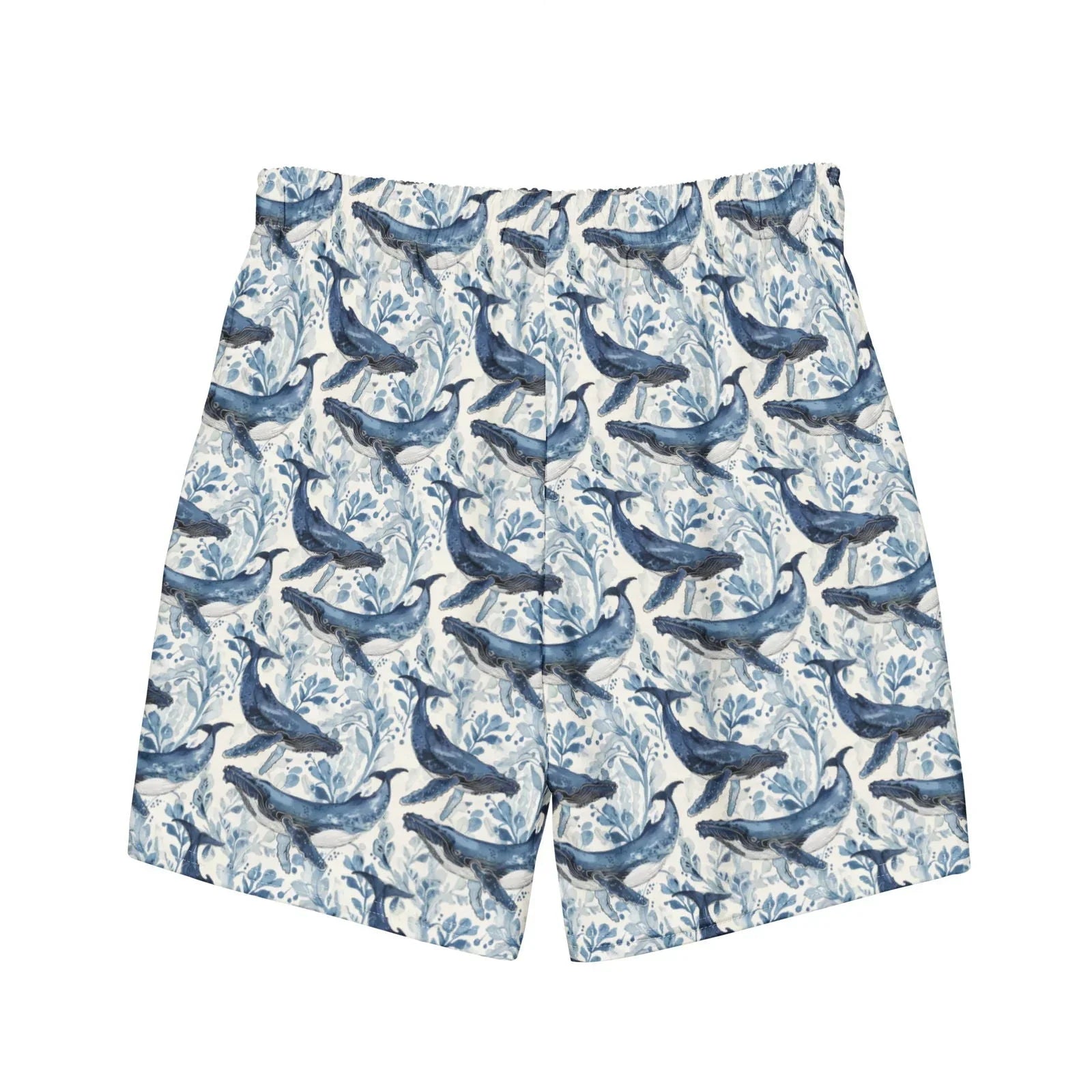 Humpback Whale Song Men's Swim Trunks - 