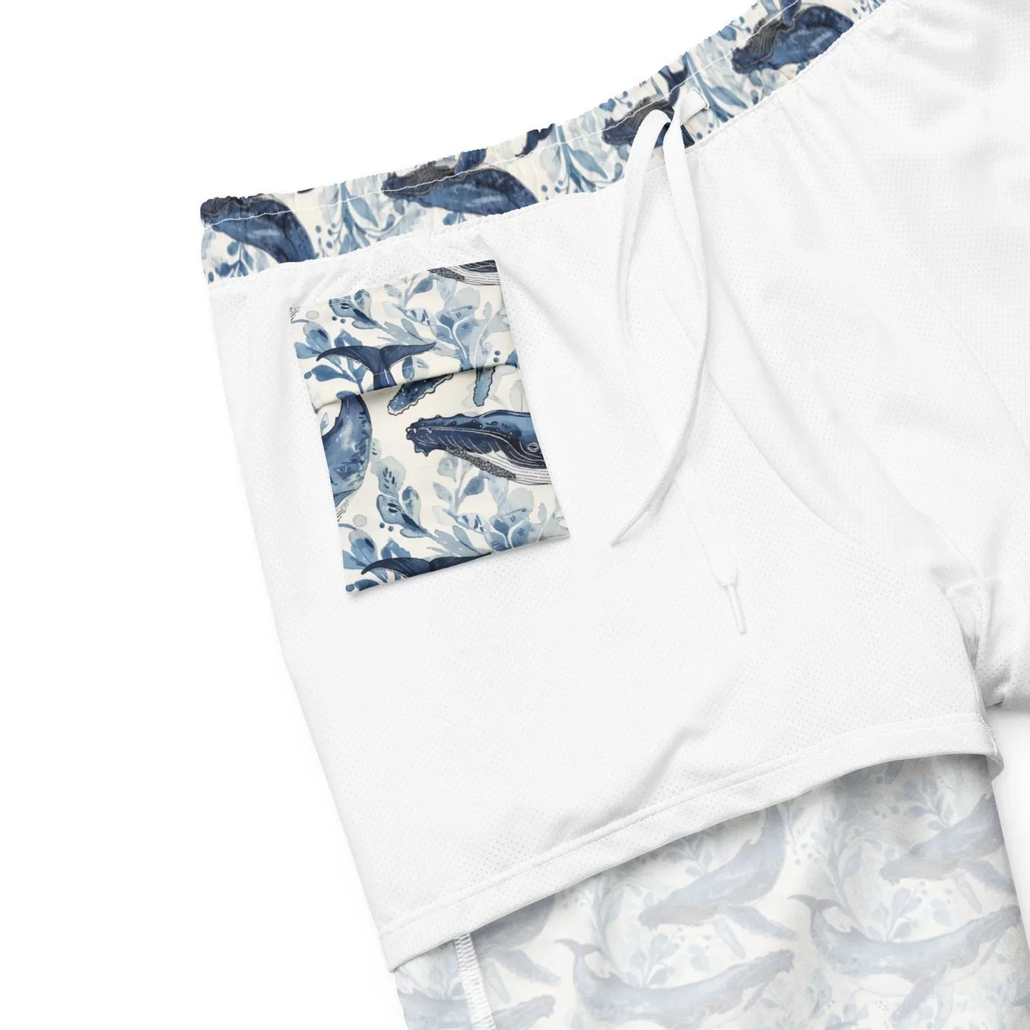 Humpback Whale Song Men's Swim Trunks - 